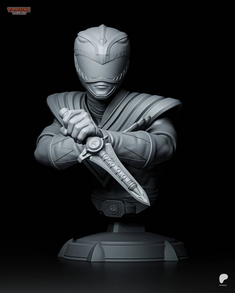 Green Ranger Resin Statue & Bust - Bust view 1