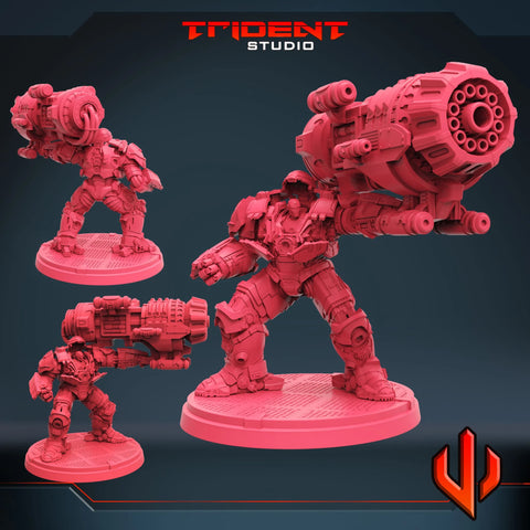 Hulkbuster Marvel MCP-compatible 40mm resin proxy miniature by Trident Miniatures - product image 1
