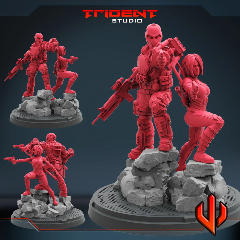 Sin And Crossbones Marvel MCP-compatible 40mm resin proxy miniature by Trident Miniatures - product image 1