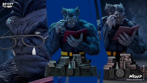 Beast Bust resin bust kit view 1