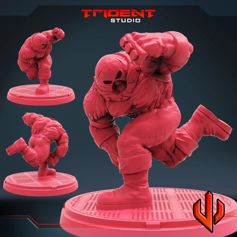 Juggernaut - Sculpt A Marvel MCP-compatible 40mm resin proxy miniature by Trident Miniatures - product image 1
