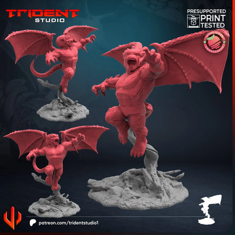 Dragonman Marvel MCP-compatible 40mm resin proxy miniature by Trident Miniatures - product image 1