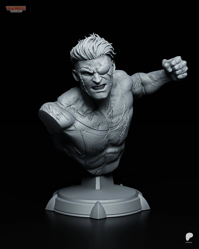 Mark Resin Statue & Bust - Bust view 1