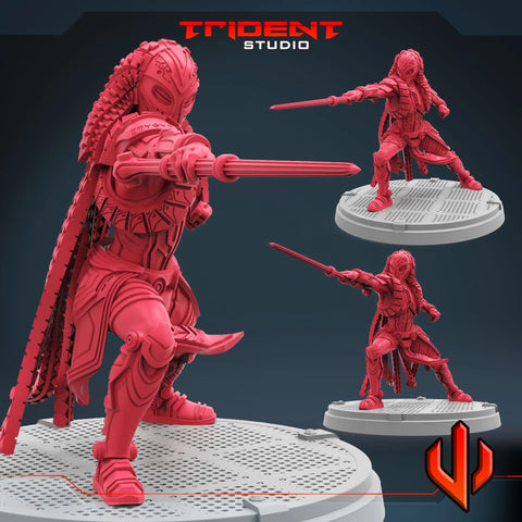 Midnight Angels - Sculpt A Marvel MCP-compatible 40mm resin proxy miniature by Trident Miniatures - product image 1
