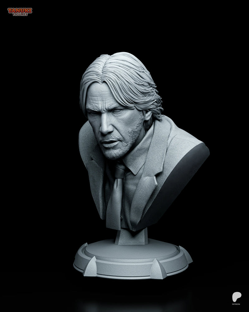 Baba Yaga Resin Statue & Bust - Bust view 1
