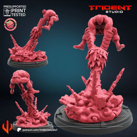Shocker Marvel MCP-compatible 40mm resin proxy miniature by Trident Miniatures - product image 1