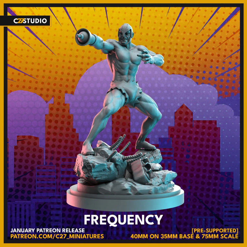 Klaw Marvel MCP-compatible resin miniature by C27 Studios - product image 1