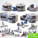 War Bunkers 3D printed terrain view 1
