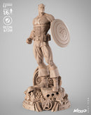 Captain America Sculpture resin statue kit view 1