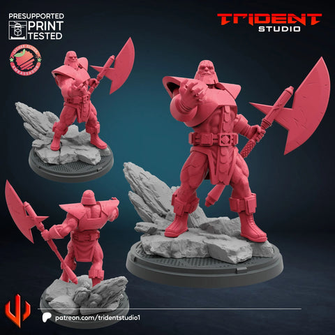 Terrax Marvel MCP-compatible 40mm resin proxy miniature by Trident Miniatures - product image 1
