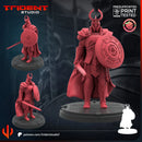 Asgardian SWORD Knight Marvel MCP-compatible 40mm resin proxy miniature by Trident Miniatures - product image 1