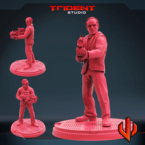Phil Coulson - Sculpt A Marvel MCP-compatible 40mm resin proxy miniature by Trident Miniatures - product image 1