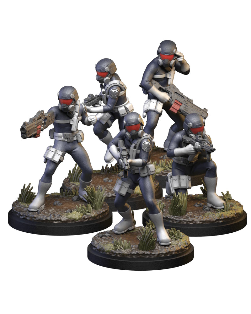 S.H.I.E.L.D. Agent Troopers Marvel MCP-compatible resin miniature by C27 Studios - product image 1