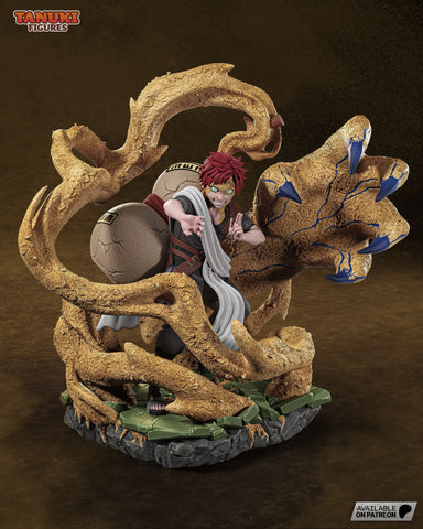 Gaara Resin Statue & Bust - Full Size view 1
