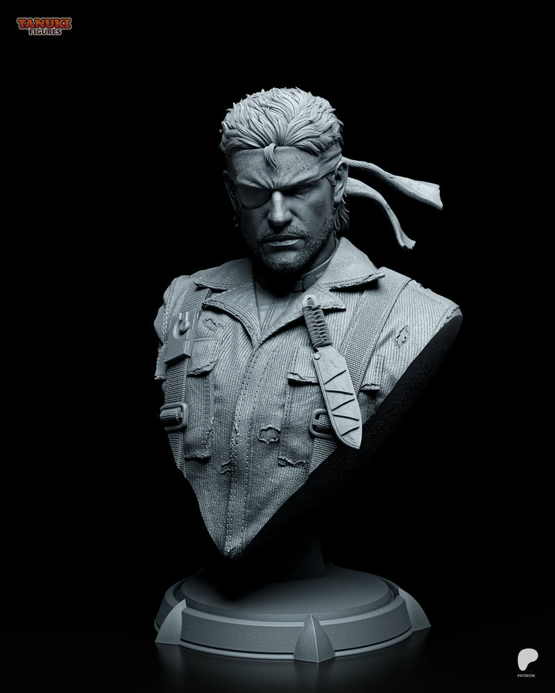 Big Boss Resin Statue & Bust - Bust view 1
