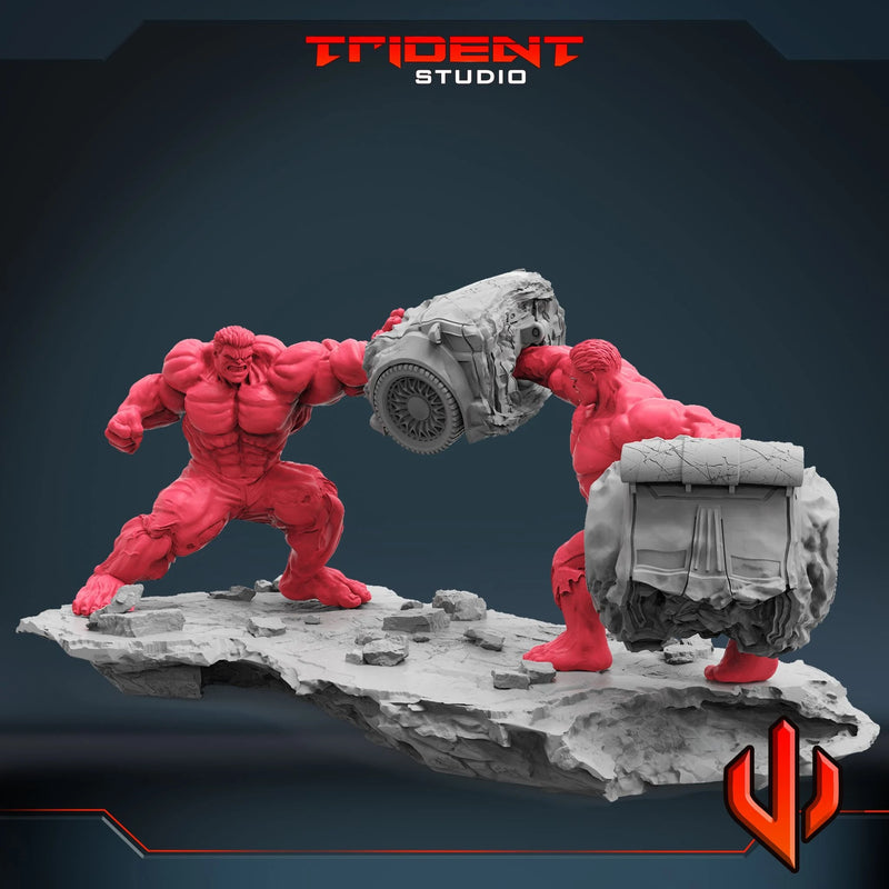 Hulk War Marvel MCP-compatible 40mm resin proxy miniature by Trident Miniatures - product image 1