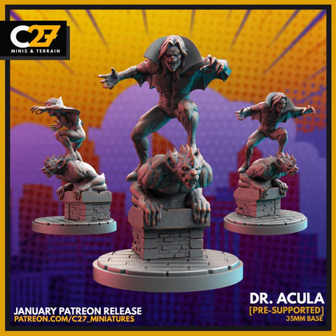 Morbius Marvel MCP-compatible resin miniature by C27 Studios - product image 1