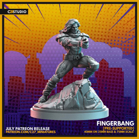 Rictor Marvel MCP-compatible resin miniature by C27 Studios - product image 1
