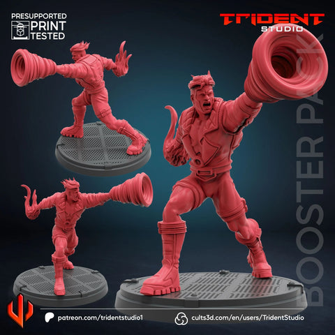 Havok Marvel MCP-compatible 40mm resin proxy miniature by Trident Miniatures - product image 1