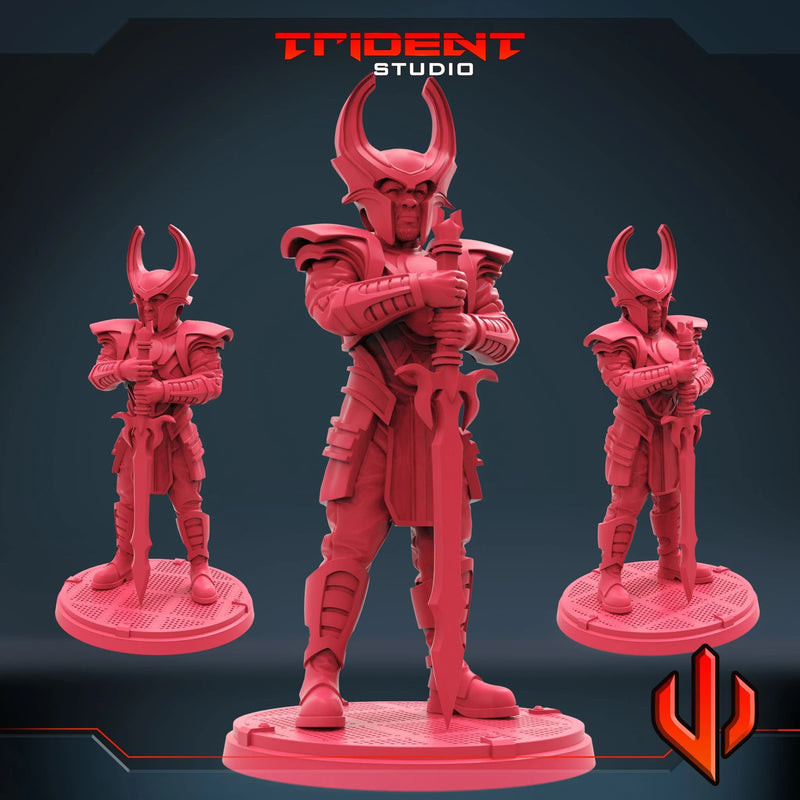 Heimdall - Sculpt B Marvel MCP-compatible 40mm resin proxy miniature by Trident Miniatures - product image 1