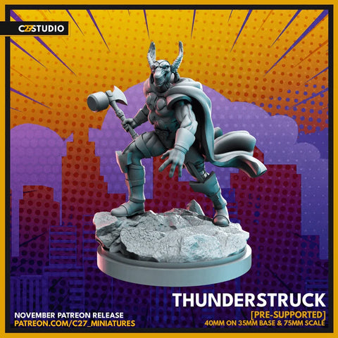 Beta Ray Bill Marvel MCP-compatible resin miniature by C27 Studios - product image 1