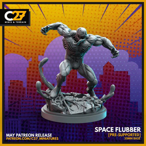 Venom Marvel MCP-compatible resin miniature by C27 Studios - product image 1