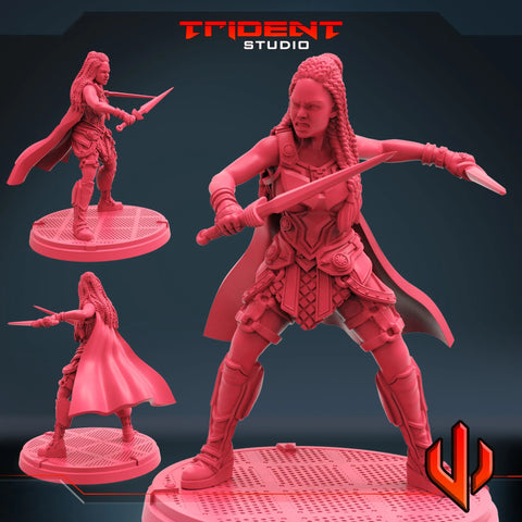 Valkyrie - Sculpt A Marvel MCP-compatible 40mm resin proxy miniature by Trident Miniatures - product image 1