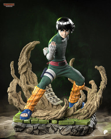 Rock Lee Resin Statue & Bust - Full Size view 1