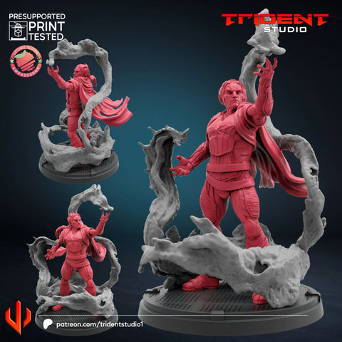 Malekith Marvel MCP-compatible 40mm resin proxy miniature by Trident Miniatures - product image 1