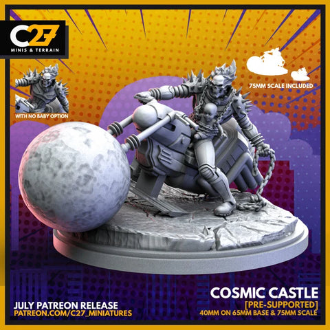 Cosmic Ghost Rider (Punisher) Marvel MCP-compatible resin miniature by C27 Studios - product image 1