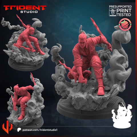 Sunbird Marvel MCP-compatible 40mm resin proxy miniature by Trident Miniatures - product image 1