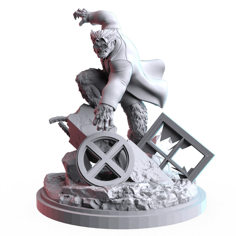 Beast (Oct 2024 Sculpt) Marvel MCP-compatible resin miniature by C27 Studios - product image 1