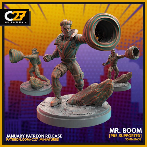 Havok (Jan 2022 Sculpt) Marvel MCP-compatible resin miniature by C27 Studios - product image 1