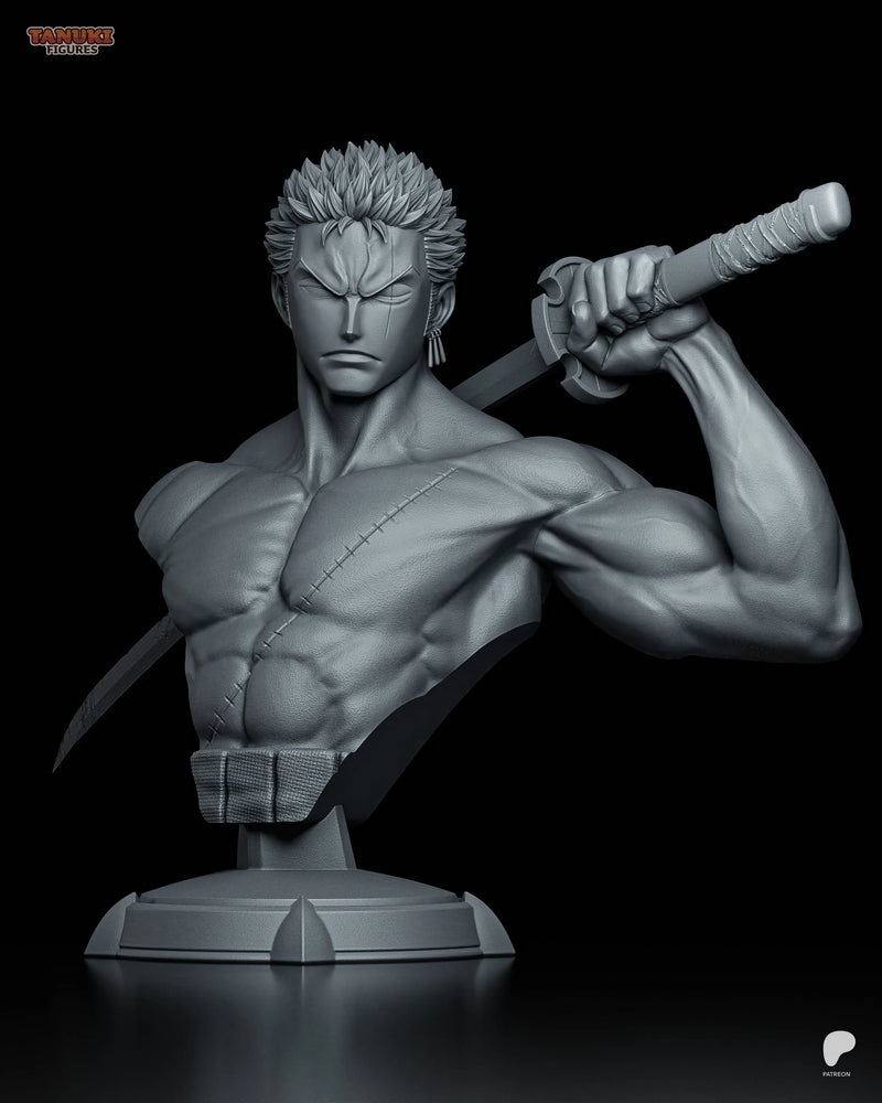Zoro Resin Statue & Bust - Bust view 1