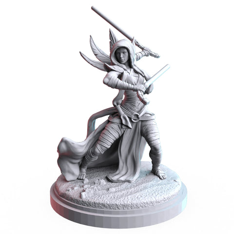 Asajj Ventress Star Wars Shatterpoint-compatible resin miniature by C27 Studios - product image 1