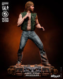 Chuck Norris Lone Wolf Sculpture resin statue kit view 1