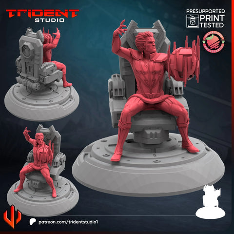 Molecule Man Marvel MCP-compatible 40mm resin proxy miniature by Trident Miniatures - product image 1