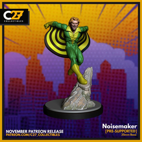 Banshee Marvel MCP-compatible resin miniature by C27 Studios - product image 1