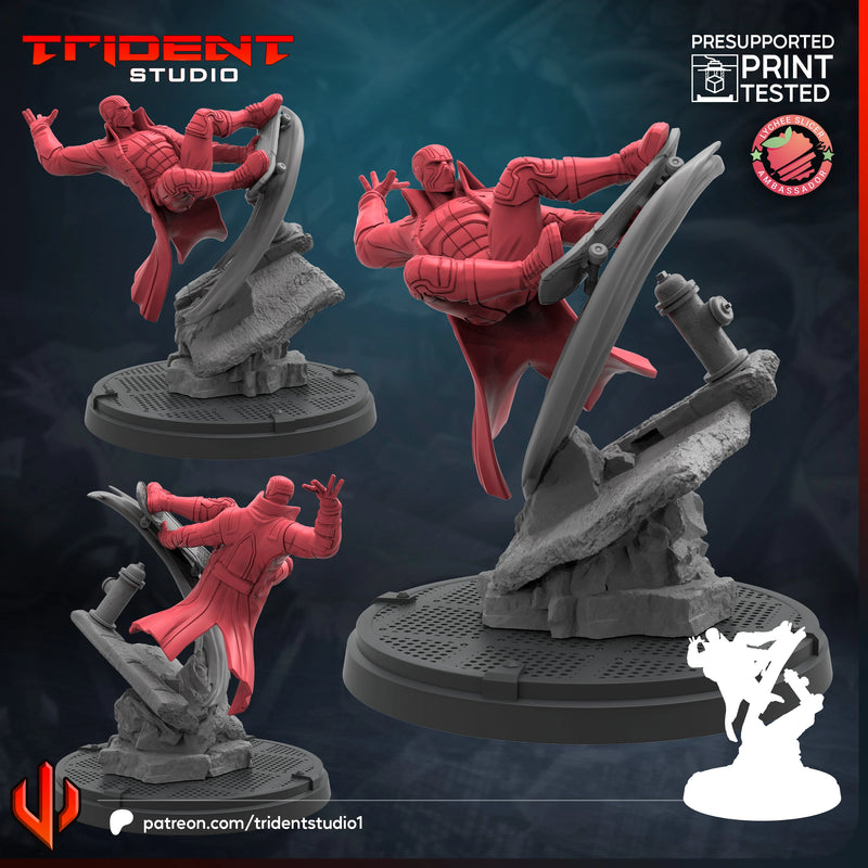 Night Thrasher Marvel MCP-compatible 40mm resin proxy miniature by Trident Miniatures - product image 1