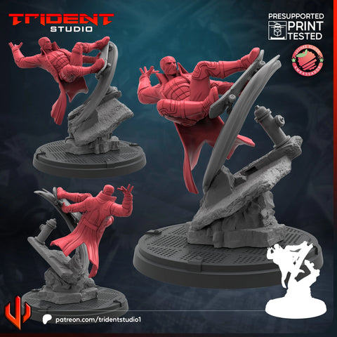 Night Thrasher Marvel MCP-compatible 40mm resin proxy miniature by Trident Miniatures - product image 1