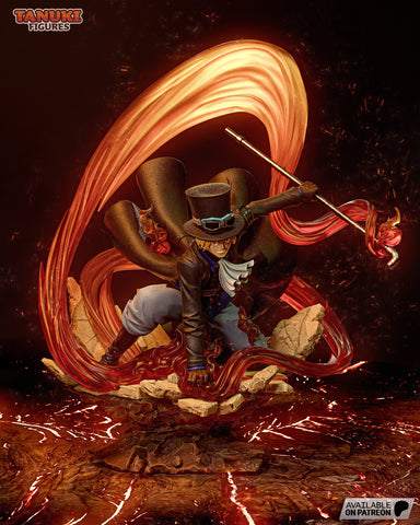 Sabo Resin Statue & Bust - Full Size view 1