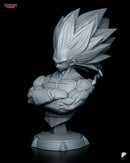 Vegeta SSJ3 Resin Statue & Bust - Bust view 1