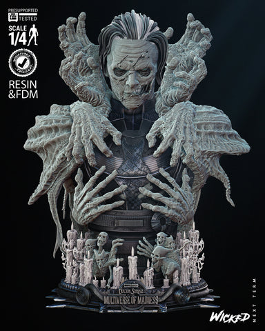 Dead Strange Bust resin bust kit view 1
