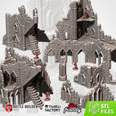 Cursed Fortress 3D printed terrain view 1