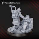 Dramatic pose Medic - DakkaDakka Resin Miniature - image 1