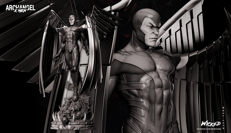 Archangel Sculpture resin statue kit view 1