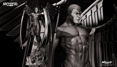 Archangel Sculpture resin statue kit view 1