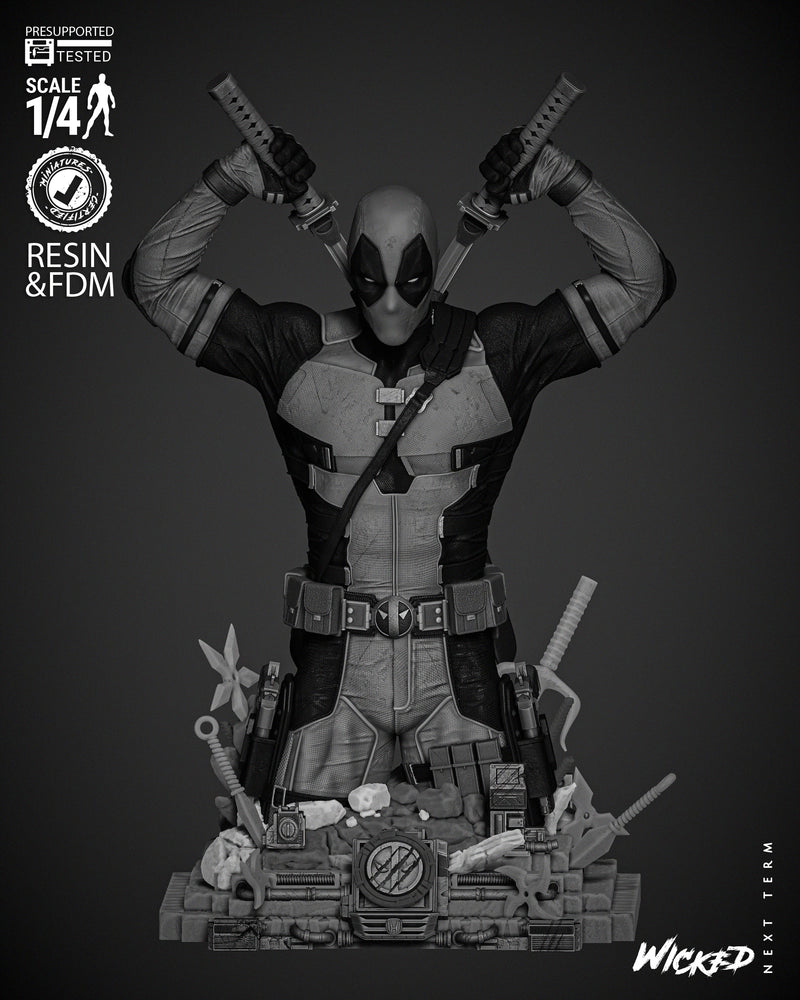 Deadpool 2024 Bust resin bust kit view 1
