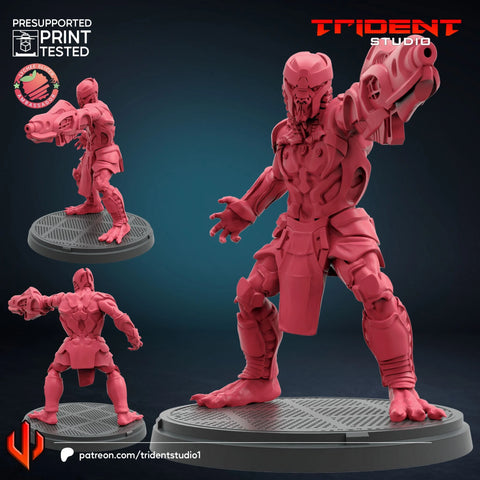 Chitauri - Sculpt C Marvel MCP-compatible 40mm resin proxy miniature by Trident Miniatures - product image 1
