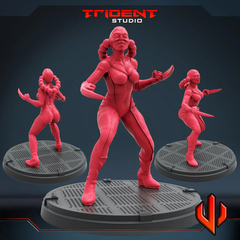 Fer De Lance Marvel MCP-compatible 40mm resin proxy miniature by Trident Miniatures - product image 1